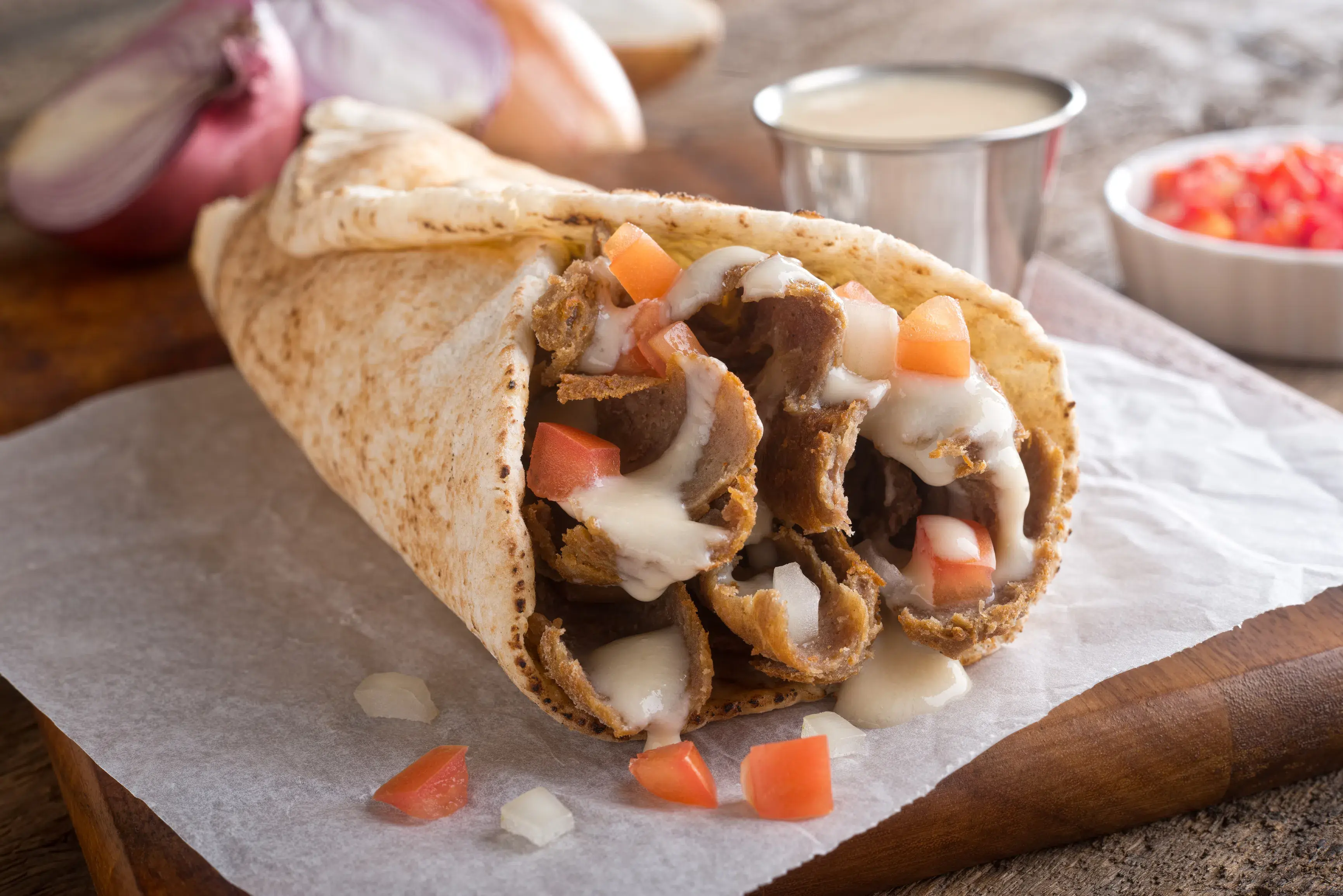 Authentic donairs and shawarma at The Donair Guys - Best Middle Eastern restaurant in Edmonton, AB